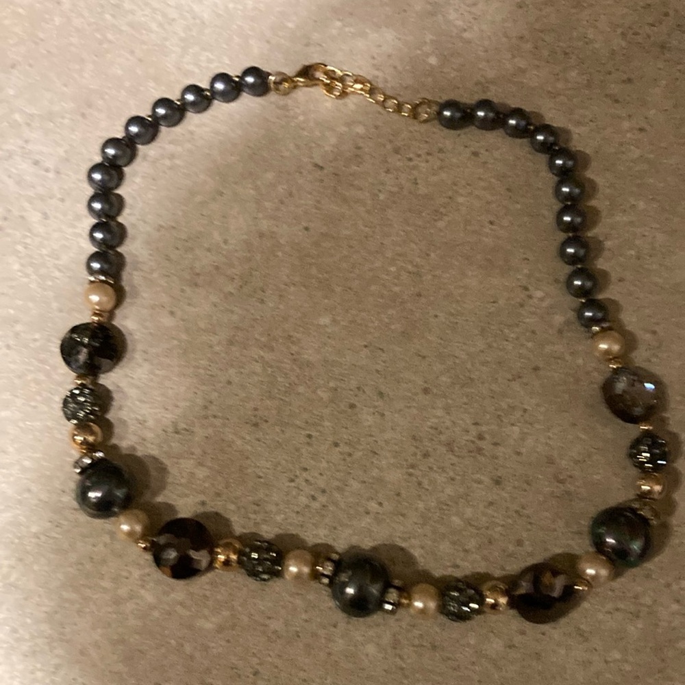 Never worn beaded necklace